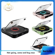 [kurtclio.sg]Portable CD Player Bluetooth Speaker,LED Screen, Stereo Player, Wall Mountable CD Music Player with FM Radio