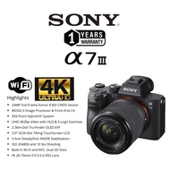 NEW(SONY MALAYSIA SET) SONY A7 III 28-70mm A7 MARK III A7 MARK 3 ORIGINAL (1 YEARS WARRANTY)
