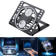 【DDK】-Laptop Stand, Portable Liftable Folding Dual Fan Cooling Stand for ,