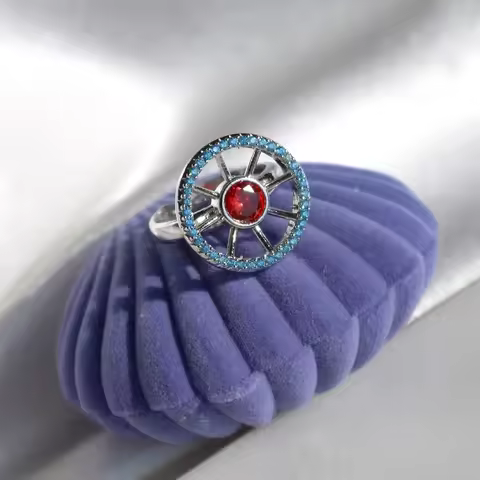 Stella's Ring, Jewelry For Woman Girl, Fashion Wedding Geek Accessories, Silver Plated, Stella Ring 