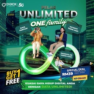 ONEXOX 5G Ready XOX Simcard 60GB Data Unlimited Call to all network Onefamily