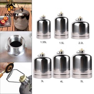 [KOZEEY] Camping Gas Tank, Gas Cartridge, Empty, Refillable, Stainless Steel, Copper Gas Tank, Cylin