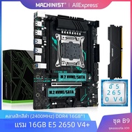 MACHINIST X99 B9 เมนบอร์ดชุดLGA2011-3 Xeon E5 2650 V4 CPUโปรเซสเซอร์ECC DDR4 16GB 2400Mhz RAM M.2 NV