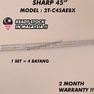 2T-C45AE8X SHARP 45" LED TV BACKLIGHT(LAMPU TV) SHARP 45 INCH LED TV BACKLIGHT 2TC45AE8X 2T-C45AE8 2