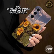 HP Latest Samsung S24 / S24+ Case - Leviora Case - Fashion Flower Case - Samsung S24 / S24+ Softcase