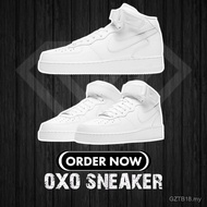 New Air + Force 1 Mid Triple White Af1 (Original quality 100%) Cw2289-111 New Women Men shoes Zhongb
