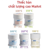Solder tin for base temperature 138/ 158/ 183/ 199/ 217 C - high quality MaAnt solder wire solder fl