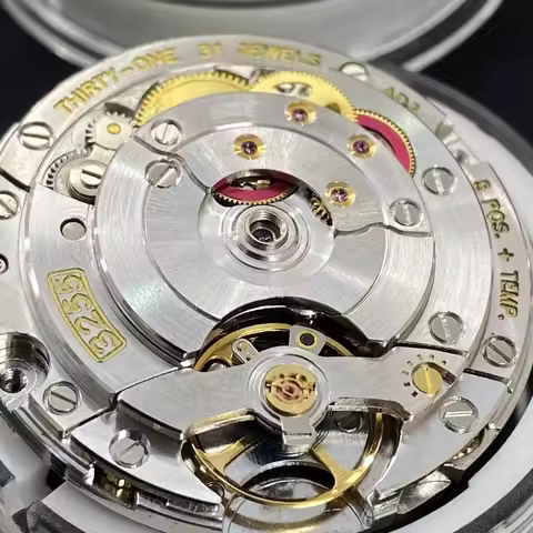 sell well2025 High Quality 3255 Movement Dual Calendar For 36mm DD Watch 31 Jewels Blue Balance Whee