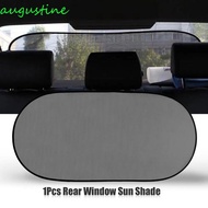 AUGUSTINE Sun Visors Black UV Protection Back Window for Car 100cm*50cm Mesh Visor