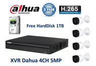 กล้องวงจรปิด Dahua B2A21 ชัด 2 ล้าน 4ตัว +DVR 4ช่อง