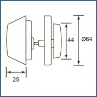┛ ╯ ▫ SCHLAGE DEADBOLT TD60V 630 SINGLE SATIN STAINLESS