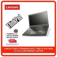 LENOVO X250 ULTRABOOK INTEL CORE i5 (5TH GEN) 12.5 inch LIGHTWEIGHT LAPTOP