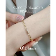 O'Dhima Diamond Bracelet 9k Gold (9OW0003)