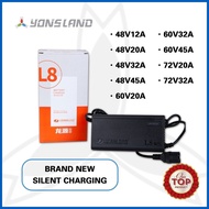 ✙ ∬ ➔ E-bike Charger battery 48v12ah 48V20AH 60v20 48v32ah 60v32ah 60v45ah 72v20ah 72v32ah