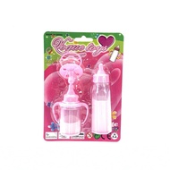 Botol ajaib dengan cecair yang hilang, botol ajaib dengan puting, botol jus, mainan bermain peranan 