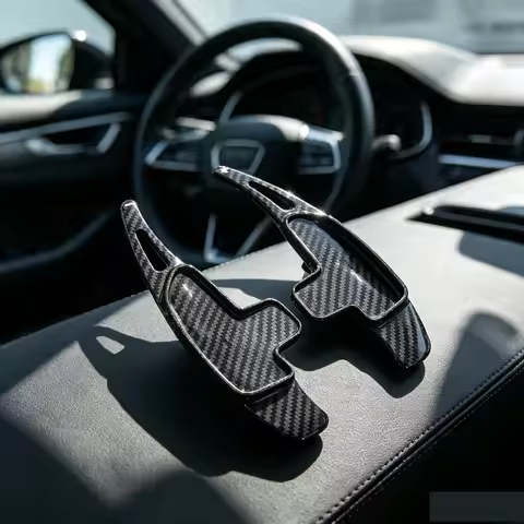 Top One Shift Paddle For Mercedes Benz AMG A45 C63 S63 CLA45 GLA45 CLS63 SL63 Car Steering Wheel Pad
