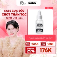 [VHL x FRANKLY] Serum to help control oil and reduce acne Frankly Niacinamide 15% + Zinc 30ml