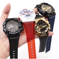 Colorful TPU Rubber Watch Strap for Casio for G-shock GM-110 GA110 GA-200 400 700 800 GD-110 AQS810W