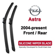Car Wiper Blade for Opel Astra 2004-present front rear silicone windshield wiper blade
