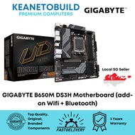 [READY-STOCK] GIGABYTE B650M DS3H AMD DDR5 PCIe 4.0 ADD-ON AX AC WIFI AND BLUETOOTH