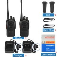 Baofeng 5W 2 Pcs/Pack BF-88E PMR 446MHz Wireless 1500mAh Battery Capacity Handheld  with Headset and