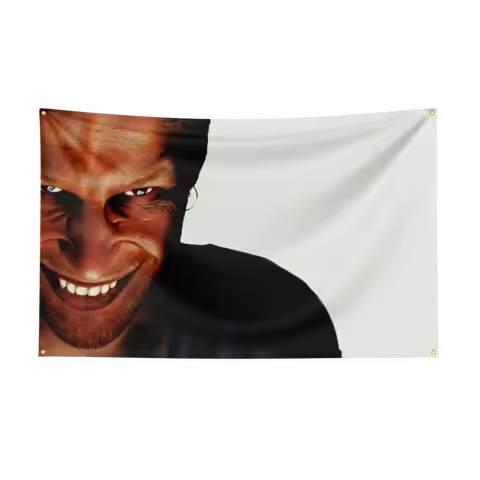 Aphex Twin Flag Polyester Digital Printing Electronic Music Banner