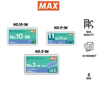 [Original]MAX No.10-1M Staples 5mm/ No.3-1M Staples 6mm/ No.11-1M Staples Bullet 6mm