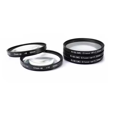 Camera Filter Close Up Filter +1+2+4+10 Close Up +8 37mm-82mm Macro Lens Filter 37mm to 82mm for Can