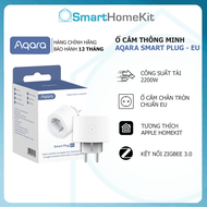 Ổ cắm thông minh chuẩn EU Aqara Smart Plug SP-EUC01 10A 2300 W - Quốc Tế - Chính Hãng - Tương thích