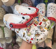 🛍️ลด90% Outlet รองเท้าแตะ Classic x นุ๊ปปี้ พื้นนุ่มใส่สบาย รองเท้าลำลอง