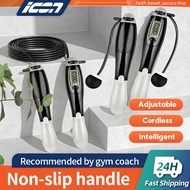 Digital Skipping Rope Calculation 2-in-1 Portable Cordless Fitness For Adult Weight Loss