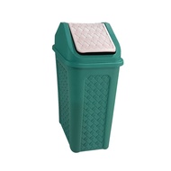 Super Untung idEe3E8 Trash basket rattan trash can CLUB brand rattan motif 15 L step on