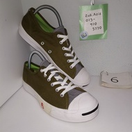 Kasut Bundle | Converse | Jack Purcell Low | 6 UK | Olive Green Canvas