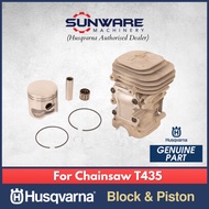 HUSQVARNA T435 Chainsaw - Cylinder Block Piston Set (Original Spare Part)