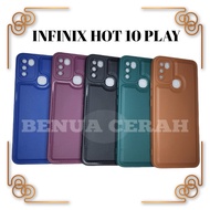 SOFTCASE INFINIX HOT 10 / HOT 10S / HOT 10 PLAY CASE LEATHER PRO SOFTCASE NEW-BENUA CERAH