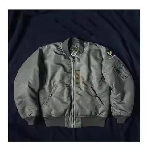 2025 [Bronson MA-1] Same Style Bomber Flight Jacket Fall Winter Men's Military Coat Water Resistant