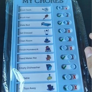 Daily Routine Checklist Board Sliding To-Do List Planner for Kids Students Chores Homework & Persona