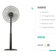 [Safety Mark] KDK 16" Stand Fan N40HS/ Titan Grey / Champagne gold