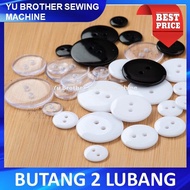 Butang 2 Lubang / Round Resin Buttons 2 Holes 15mm 12.5mm 20mm 25mm