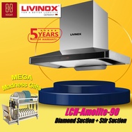 Livinox Hood LCH-AMOLITE-90SS | Livinox Cooker Hood | Dapur Masak | Dapur Hood | Lch-Amolite | Amoli