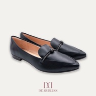 DEAR BLISS Viviana Napa Black Loafers