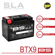 BS BATTERY BTX9 CCA135 YTX9