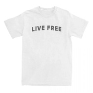 The Live Free Tee America Celebrity Charlie Kirk Tshirt Cotton Loose Casual Women/Men T-shirt Fashio