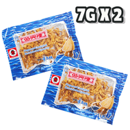 【2包】金龜嘜魷魚絲 ❰ 小 ❱ (7克 X 2) 魷魚乾 經典零食  泰國魷魚絲