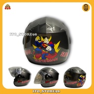 Helm Sepeda Motor Half Face Anak Umur 2 3 4 5 Tahun Laki Perempuan Sta