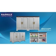 CABSULFET 454 papan - bufet tv plastik napolly 4 pintu / kitchen set