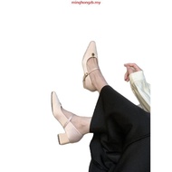 【NEW】Lyden Mary Jane Series (sling back) 6cm pump heels - Beige//Khaki//Brown