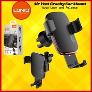 【Ready Stock】LDNIO MG10 Gravity Car Mount For Mobile Phone Auto Lock And Release Phone Holder Used I