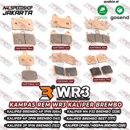 WR3 SINTERED BRAKE PADS for BREMBO M4 4P1P GP4RS M50