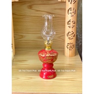 Red Worship Oil Lamp